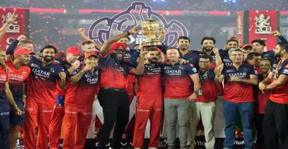 Royal Challengers Bengaluru Celebrates First IPL Title Win
