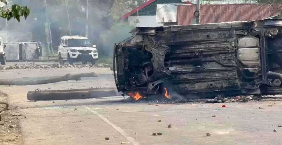 Renewed Clashes Erupt in Manipur's Bishnupur District