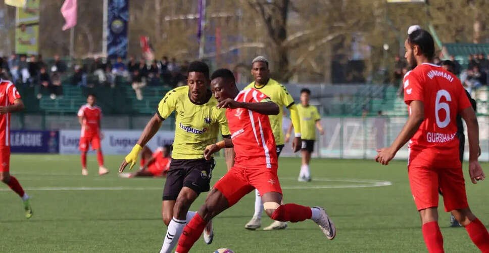 Namdhari Sports Club Secures First Victory in Indian Football League