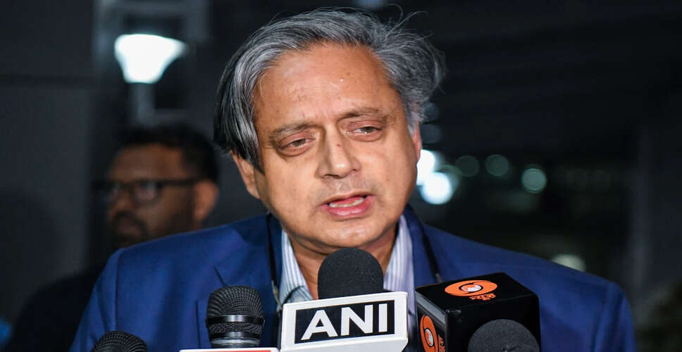 Political Controversy Arises Over Shashi Tharoor's Support for Operation Sindoor