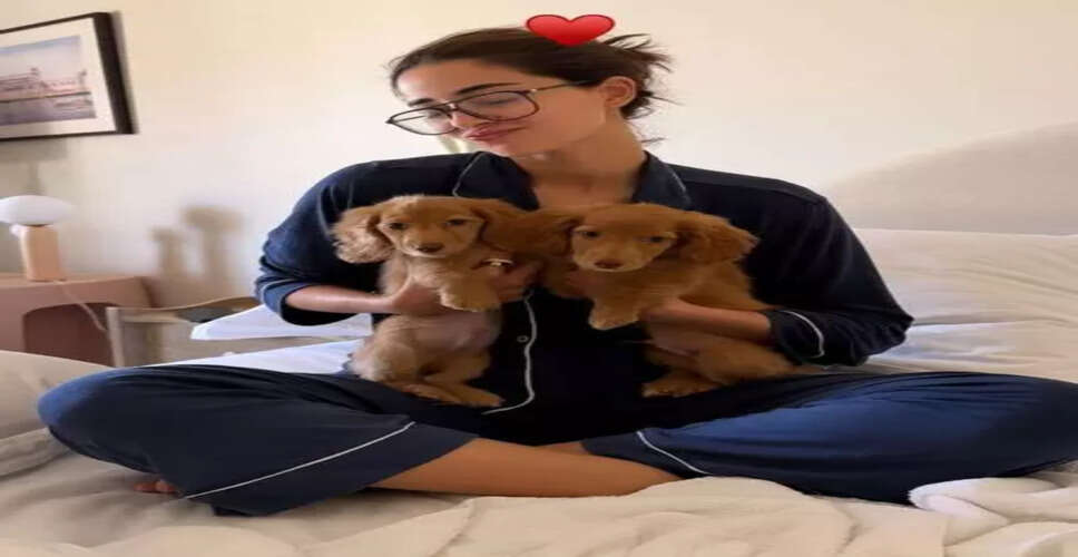 Ananya Panday Welcomes Two New Puppies into Her Family