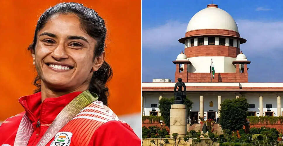 Supreme Court Rejects WFI's Petition on Vinesh Phogat's Participation
