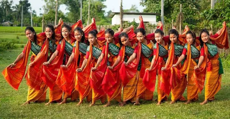 Massive Cultural Event in Assam Featuring 10,000 Bagurumba Dancers