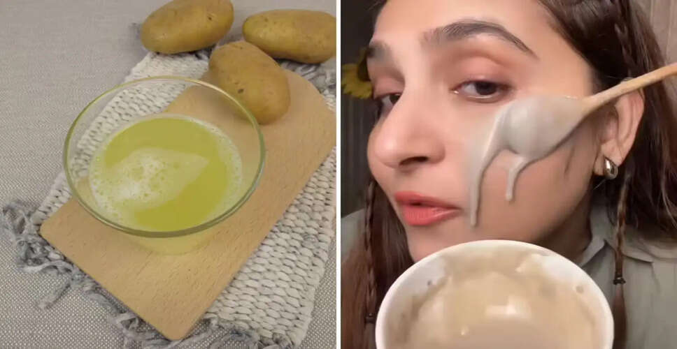 Effective Home Remedies for Summer Skin Care: Potato and Banana Face Pack