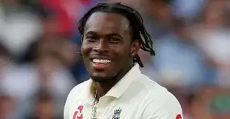 Jofra Archer to Miss ODI Series Against West Indies Due to Injury