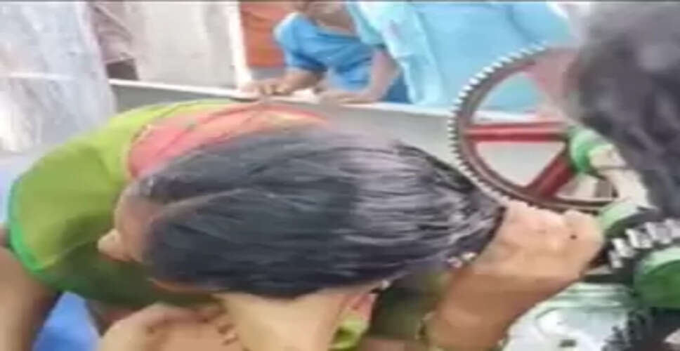 Shocking Viral Video: Woman's Hair Gets Caught in Sugarcane Juice Machine!