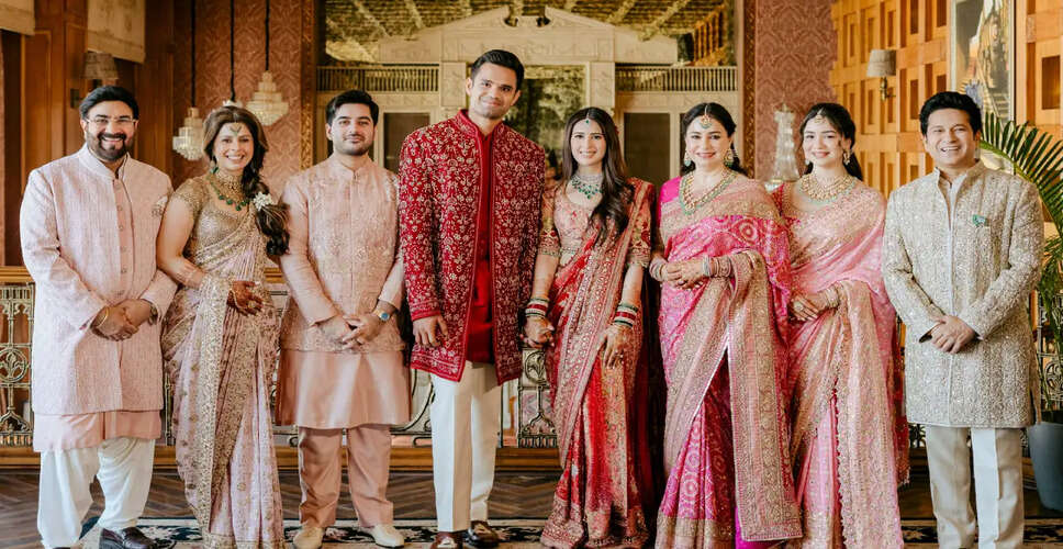 Arjun Tendulkar Ties the Knot with Saaniya Chandhok in Star-Studded Ceremony