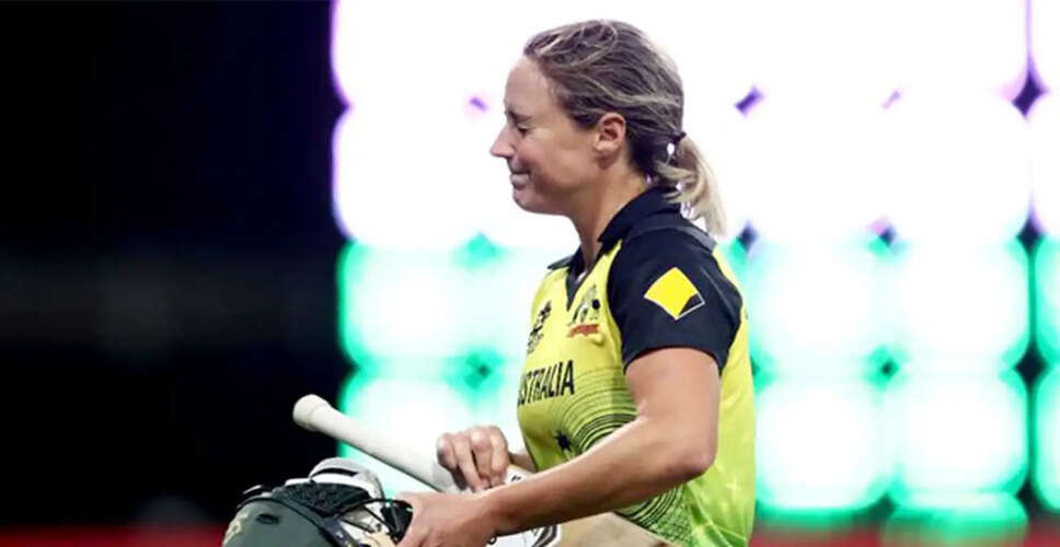 Alyssa Healy to Retire After Historic Pink-Ball Test Against India