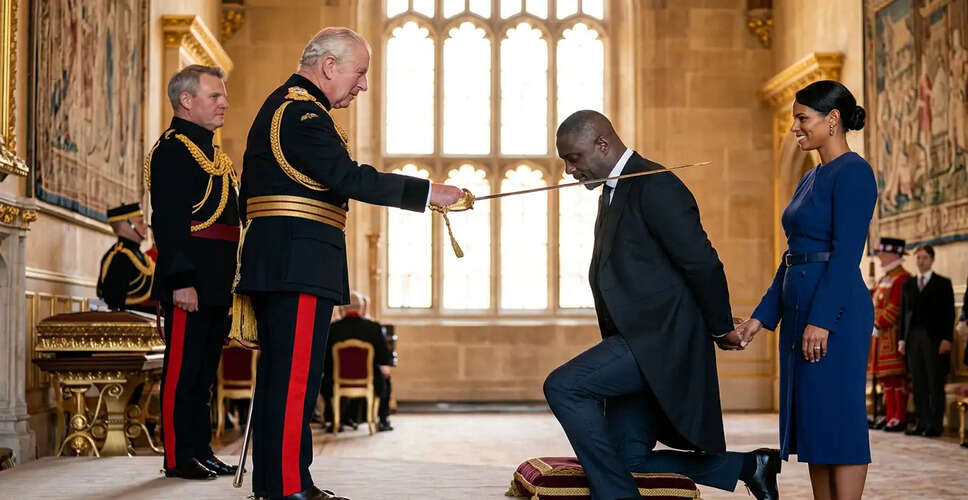 Idris Elba Receives Knighthood from King Charles III: A Celebration of Philanthropy