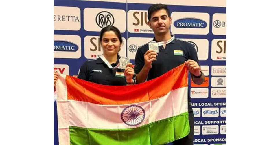 Manu Bhaker and Samrat Rana Secure Silver at ISSF World Cup