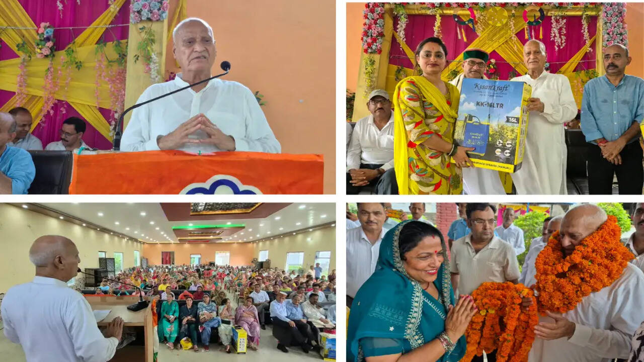 Minister Prof. Chander Kumar Celebrates Newly Elected Panchayat Representatives in Jawali