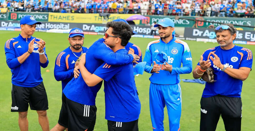Harsh Dubey Makes ODI Debut for India Against Afghanistan