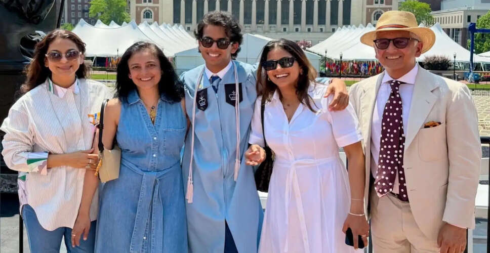 Juhi Chawla Celebrates Son's Graduation from Columbia University