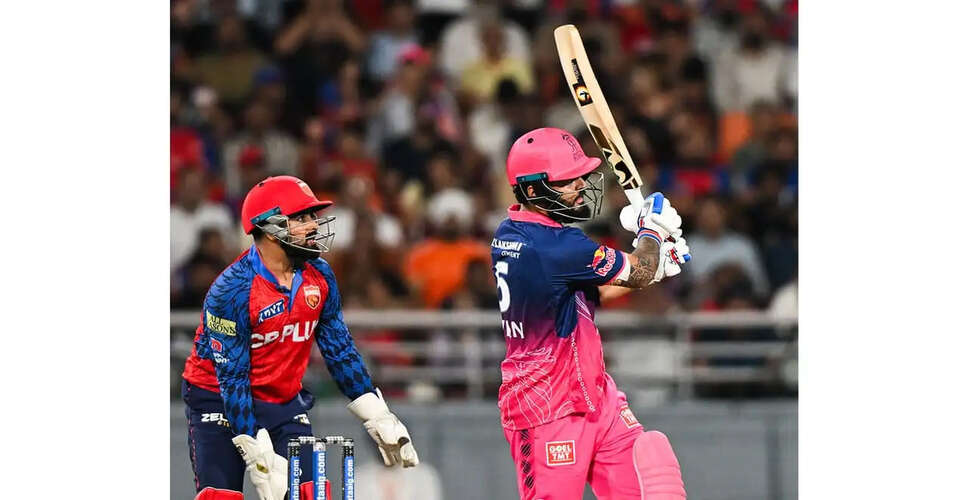 Rajasthan Royals Captain Riyan Parag Fined for Vaping Incident During IPL Match