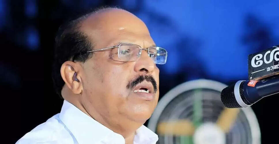 Kerala Police Initiate Case Against G Sudhakaran Over 1989 Election Claims