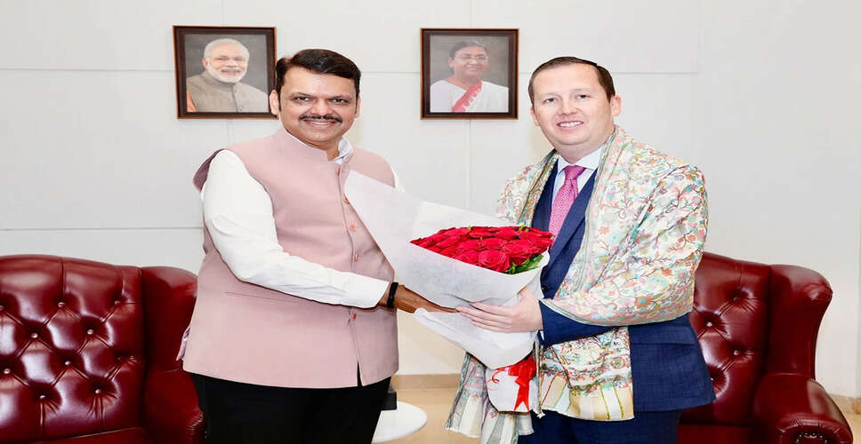 Strengthening US-Maharashtra Ties: Ambassador Sergio Gore Meets CM Devendra Fadnavis
