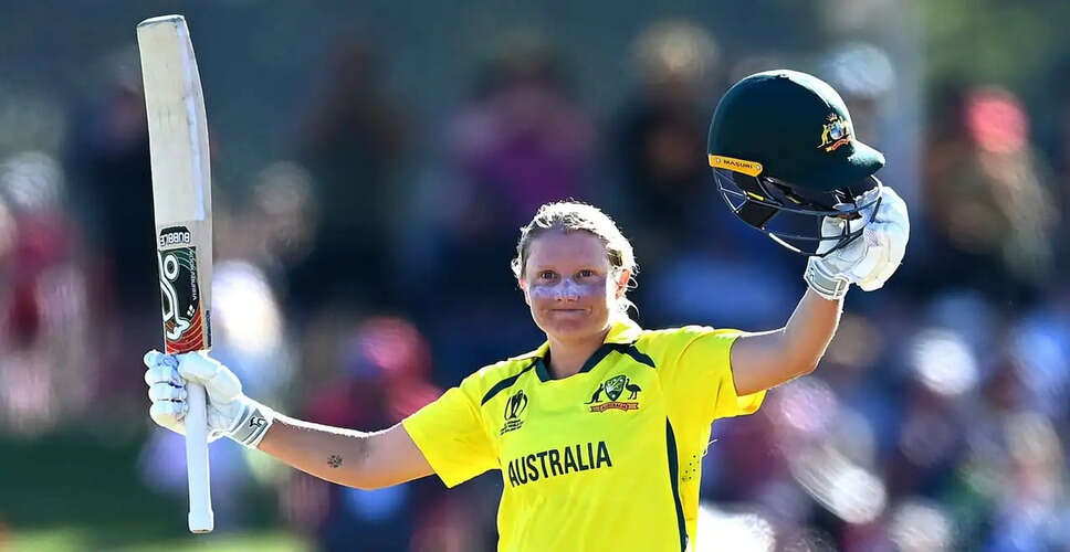 Alyssa Healy Bids Farewell to ODI Cricket with a Stunning Century