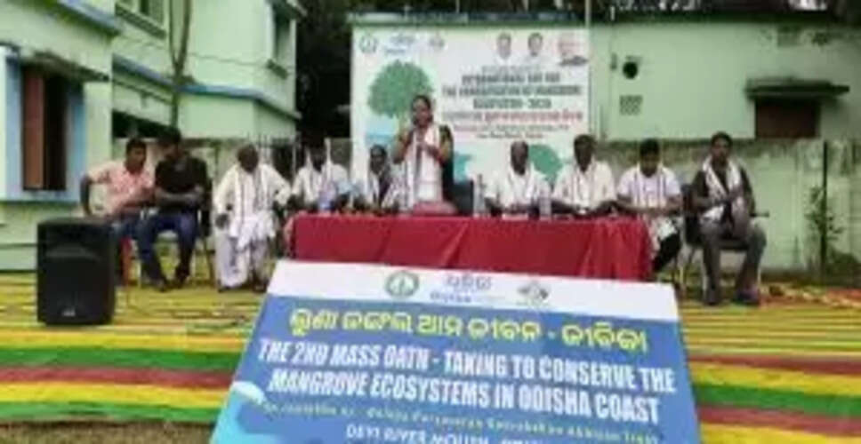 Students Unite for Mangrove Restoration: A Climate Resilience Initiative in Odisha