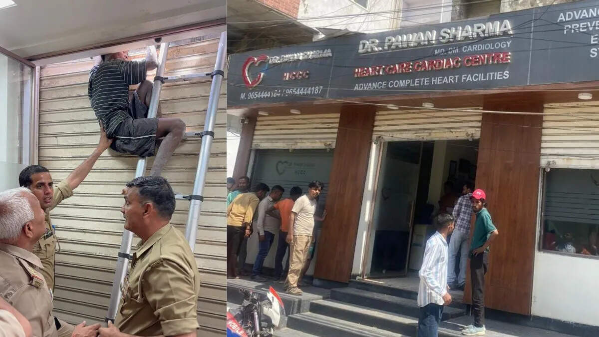 Thief Gets Stuck While Attempting Burglary in Ghaziabad Clinic