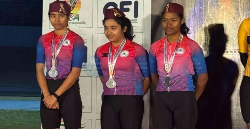 Assam Cyclists Shine at National Track Cycling Championships 2025