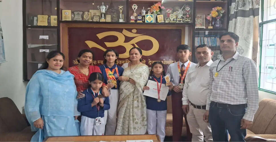 Dharamshala School Students Shine in National Sports Championships