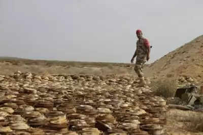 Saudi project clears 1,045 mines within week in Yemen