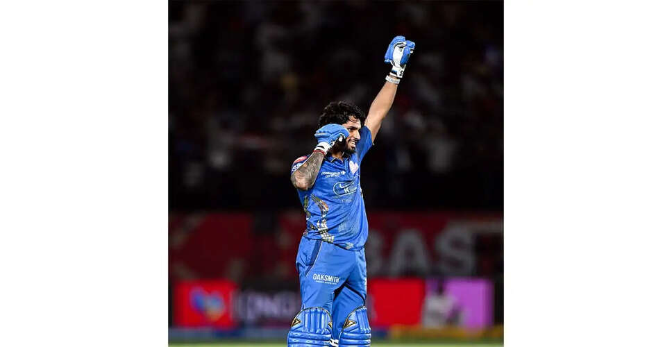 Tilak Varma's Stellar Performance Leads Mumbai Indians to Victory Over Punjab Kings