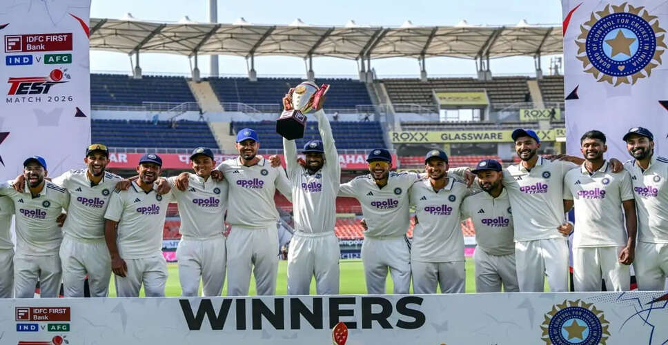 India Achieves Historic Test Victory Over Afghanistan by Innings and 300 Runs