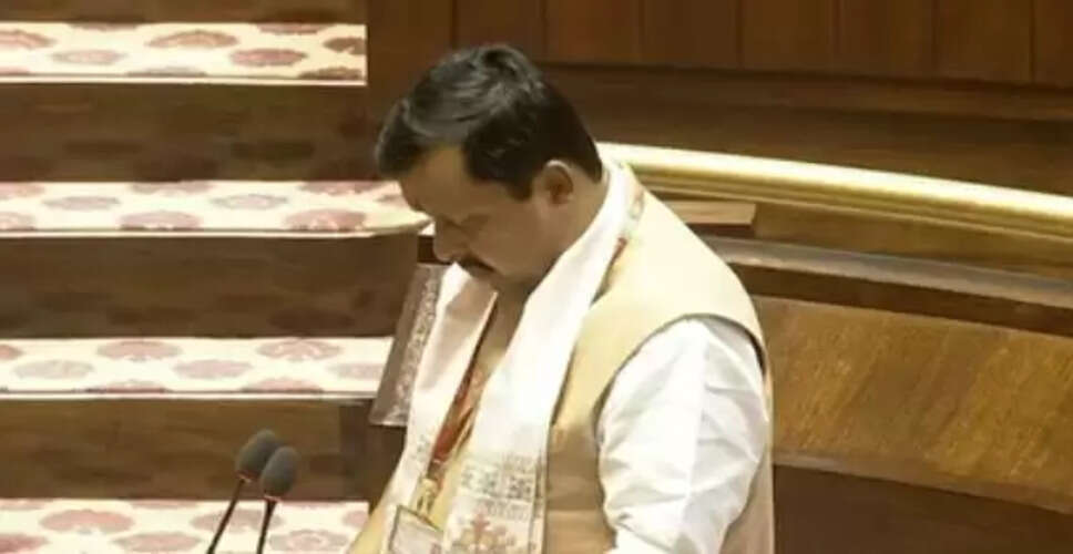 BJP President Nitin Nabin Sworn in as Rajya Sabha Member Amid Tributes to Asha Bhosle
