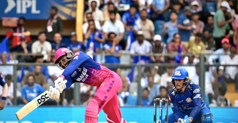 Rajasthan Royals Secure Playoff Spot with Victory Over Mumbai Indians