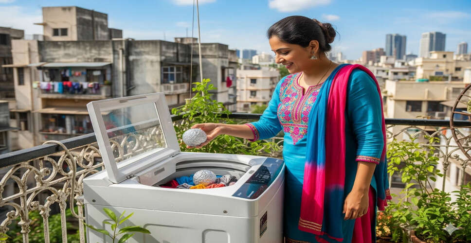 Innovative Washing Machine Hack: Use Aluminum Foil for Cleaner Clothes