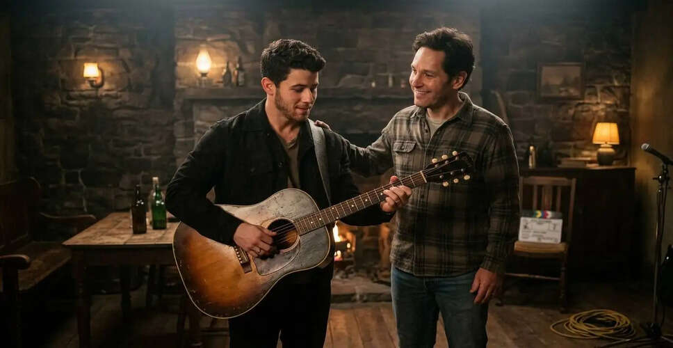 Nick Jonas and Paul Rudd Share Insights on Performance Prep in 'Power Ballad'