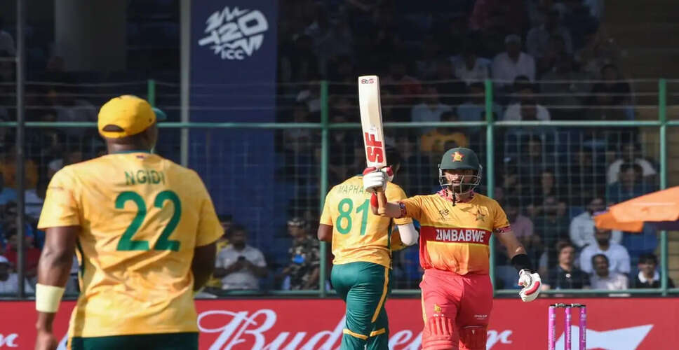 Zimbabwe Struggles Against South Africa in T20 World Cup Clash