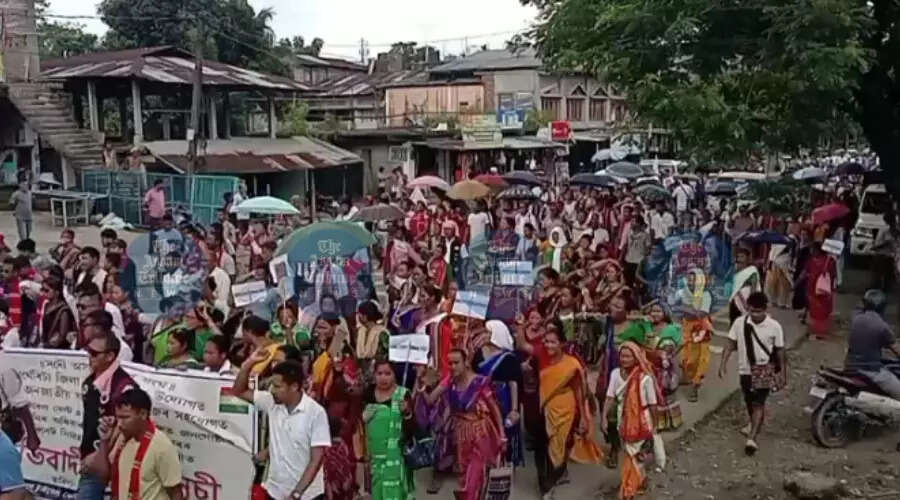 Massive Protest in Margherita Against Land Rights Decision