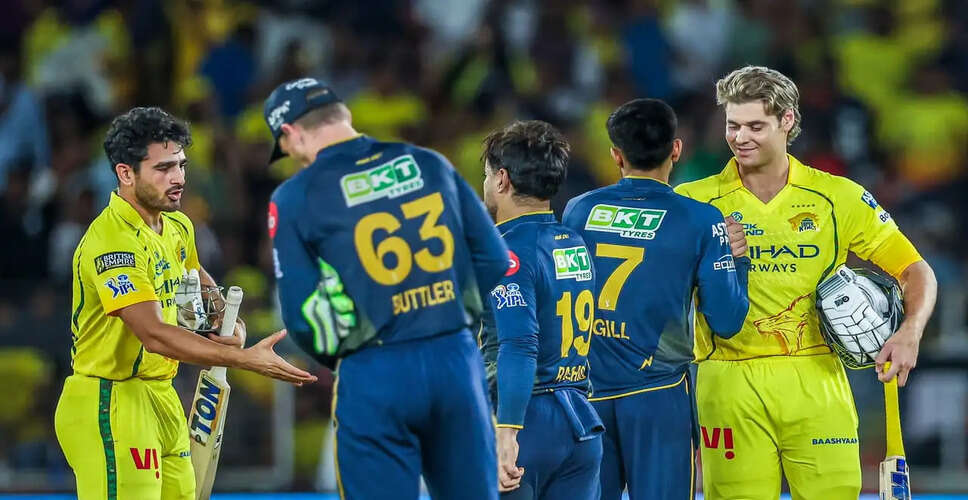 Gujarat Titans Dominate Chennai Super Kings in IPL 2026 Showdown