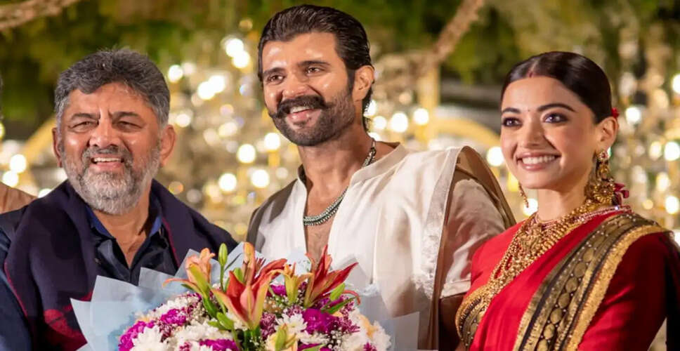 Rashmika Mandanna and Vijay Deverakonda Celebrate Their Wedding Reception in Hyderabad