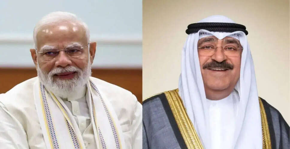 Modi Engages in Dialogue with Kuwait's Amir Amid West Asia Tensions