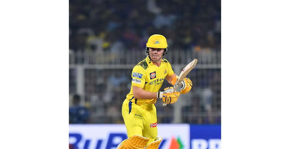 Chennai Super Kings Face Key Player Absences Ahead of IPL 2026 Opener