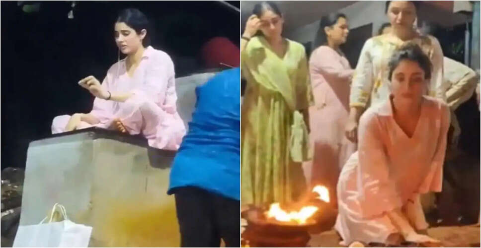 Janhvi Kapoor's Spiritual Journey and Film Release in Tollywood
