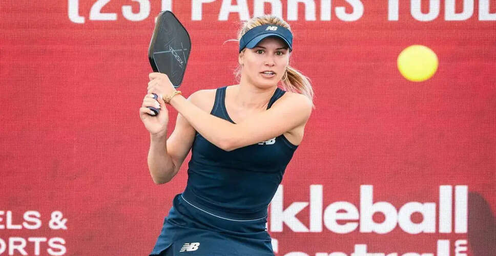 Eugenie Bouchard Discusses Her Shift to Pickleball and Its Growing Popularity