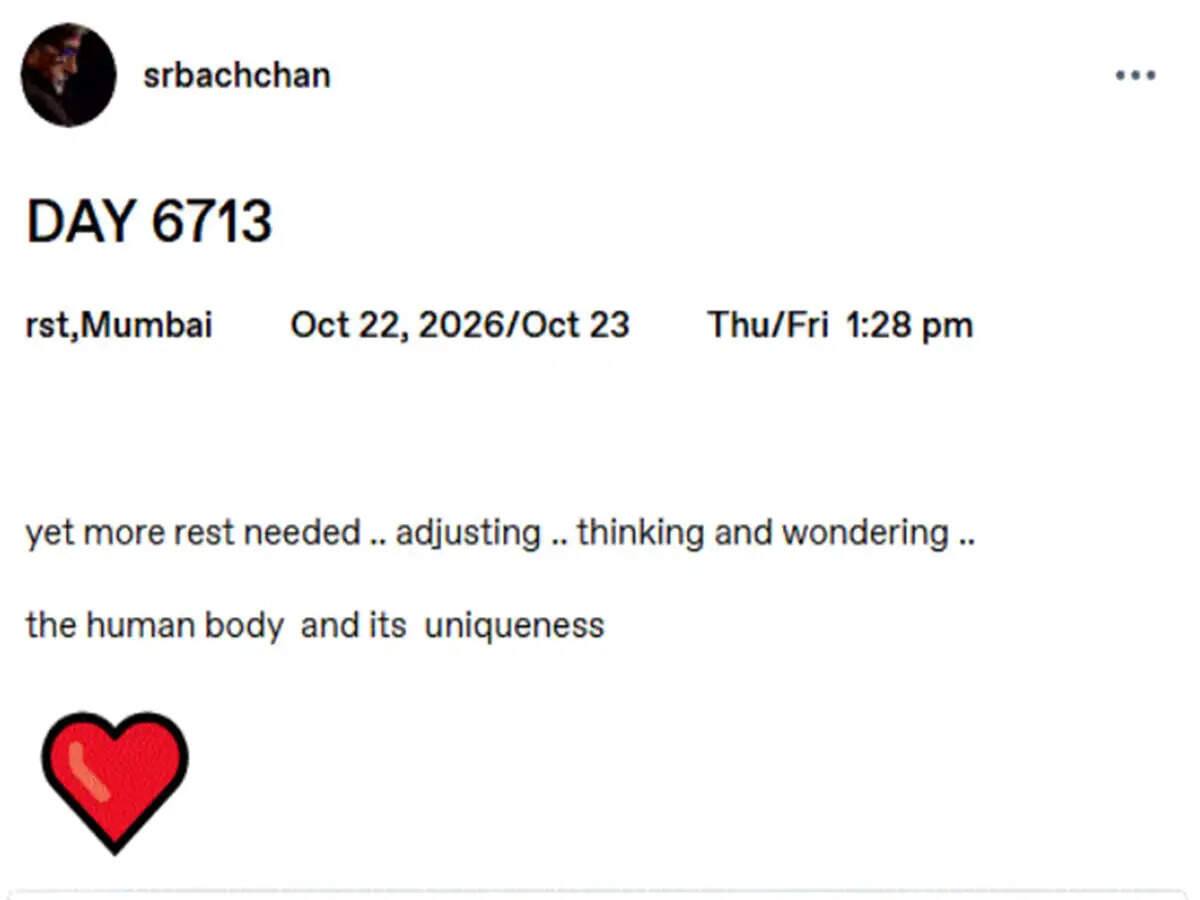 Amitabh Bachchan Shares Health Update Amidst Recent Threats