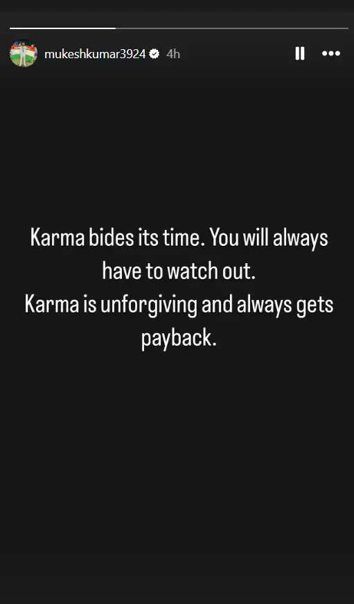 Mukesh Kumar's Cryptic Post Sparks Controversy in Indian Cricket Team