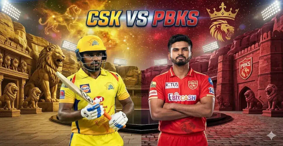CSK Faces PBKS in Crucial IPL 2026 Clash at Home
