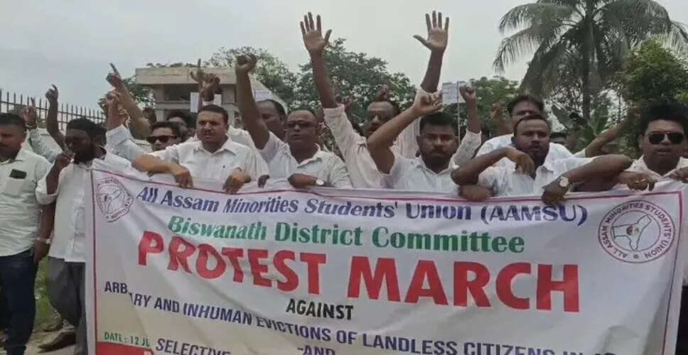 Protests Erupt in Assam Over Government Eviction Drives Targeting Minorities