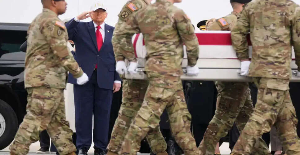 Trump's Controversial Hat During Soldiers' Dignified Transfer Sparks Outrage