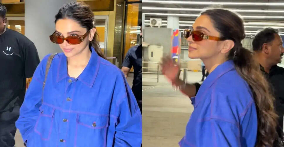 Deepika Padukone's Stylish Return to Mumbai Amid Exciting News