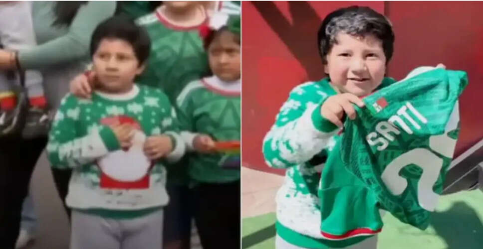 Young Fan's Heartwarming Gesture Wins Over Mexico Football Team