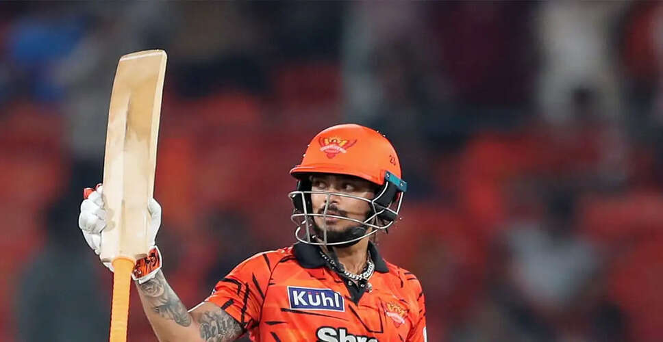 Ishan Kishan's Stellar Performance Leads SRH to Victory Over RR in IPL 2026