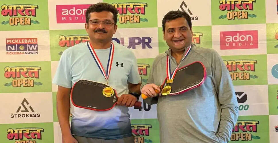 Nilesh Desai Shines at Bharat Open with Double Victory