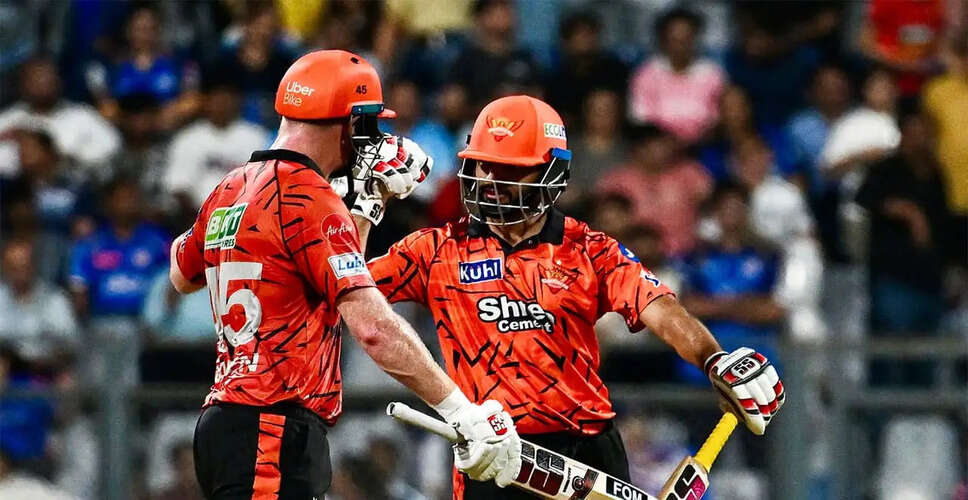 SRH Triumphs Over MI in High-Scoring IPL Clash